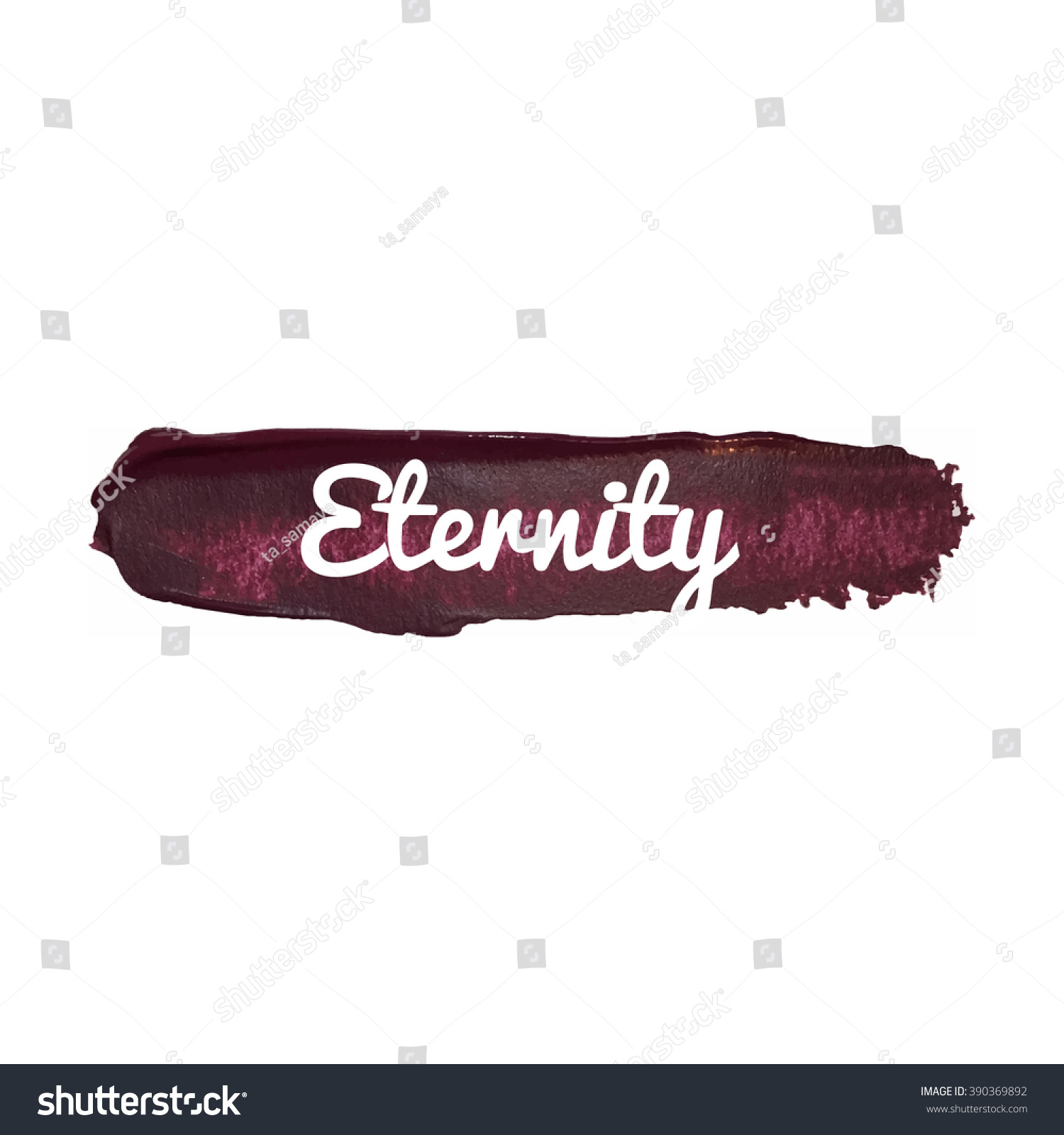 Eternity Vector Word Hand Drawn Illustration Stock Vector (Royalty Free ...