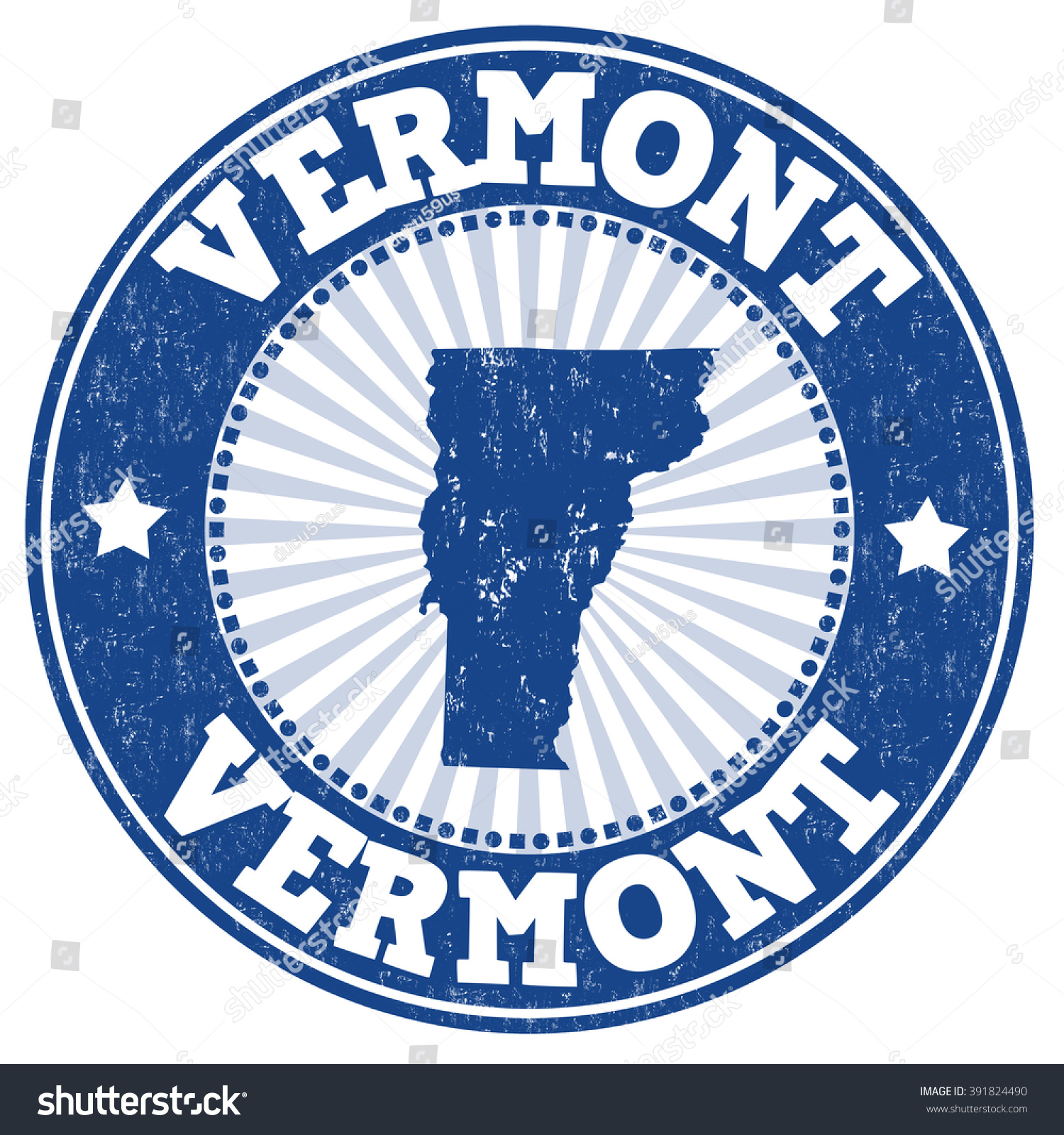 Grunge Rubber Stamp Name Map Vermont Stock Vector (Royalty Free ...