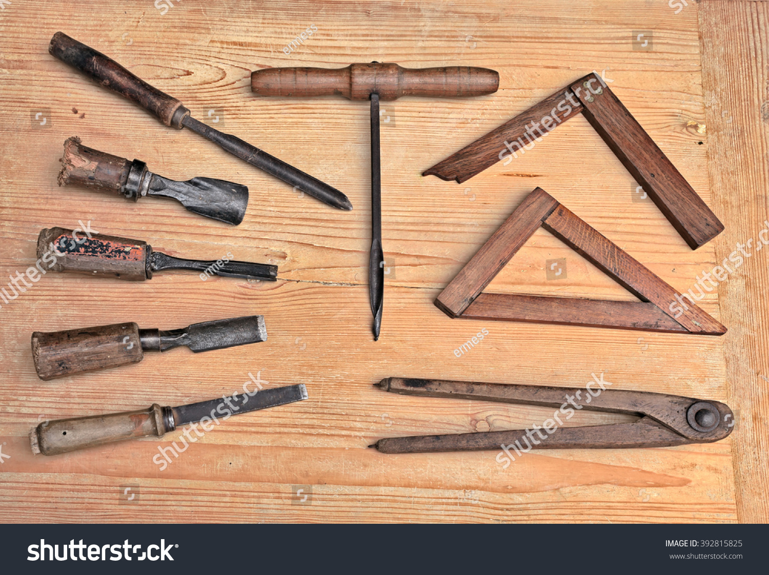 vintage woodworking tools