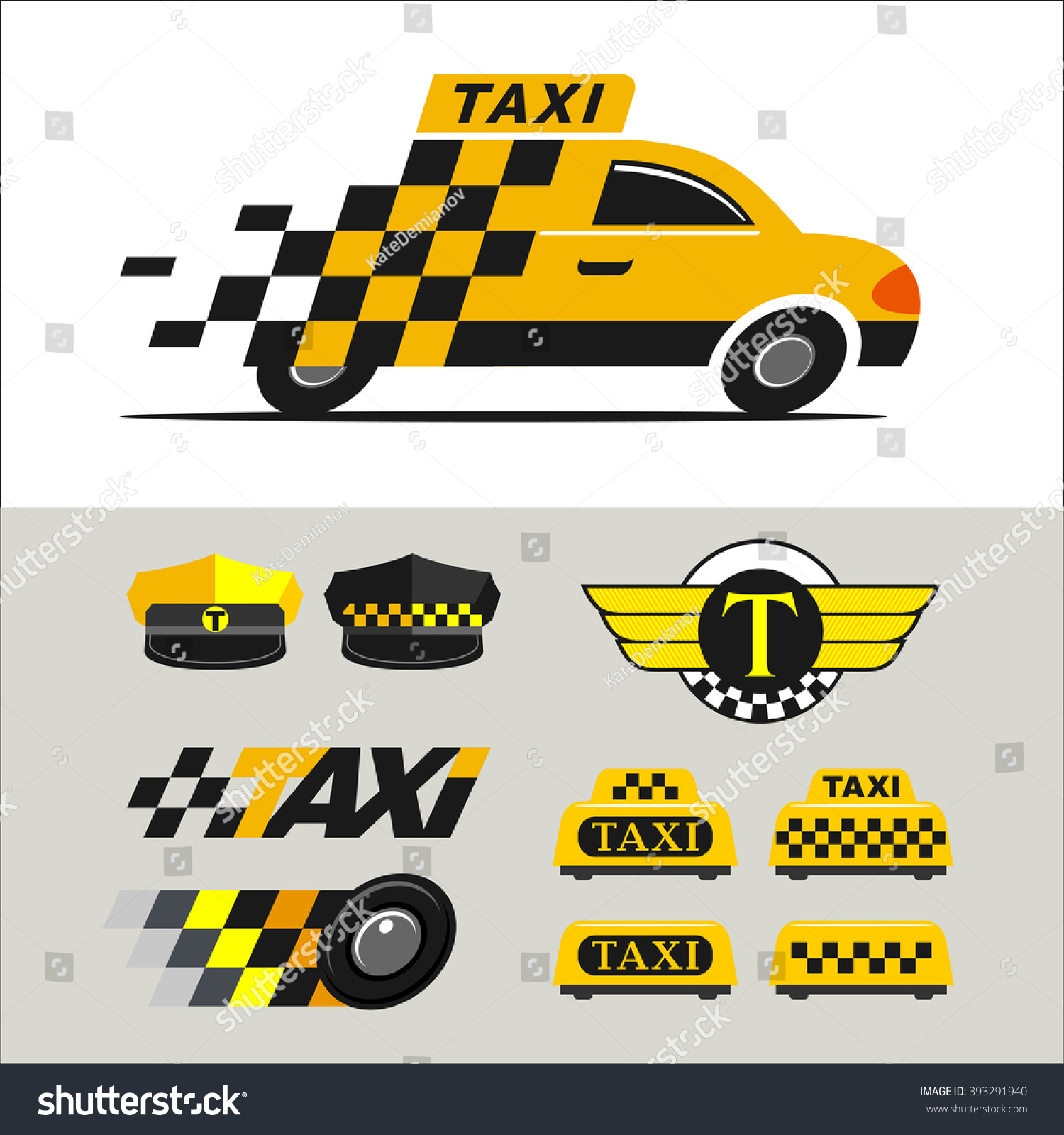 Оригинальные эмблемы такси