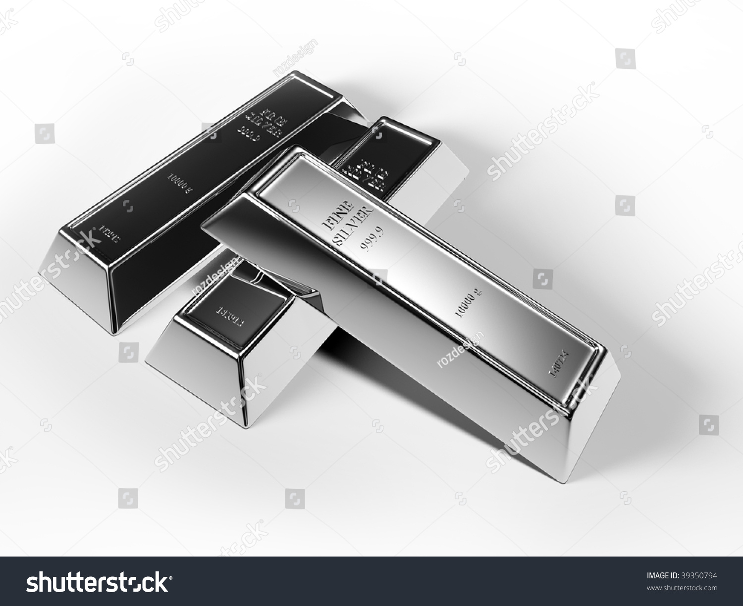 Silver Bars Stock Illustration 39350794 | Shutterstock