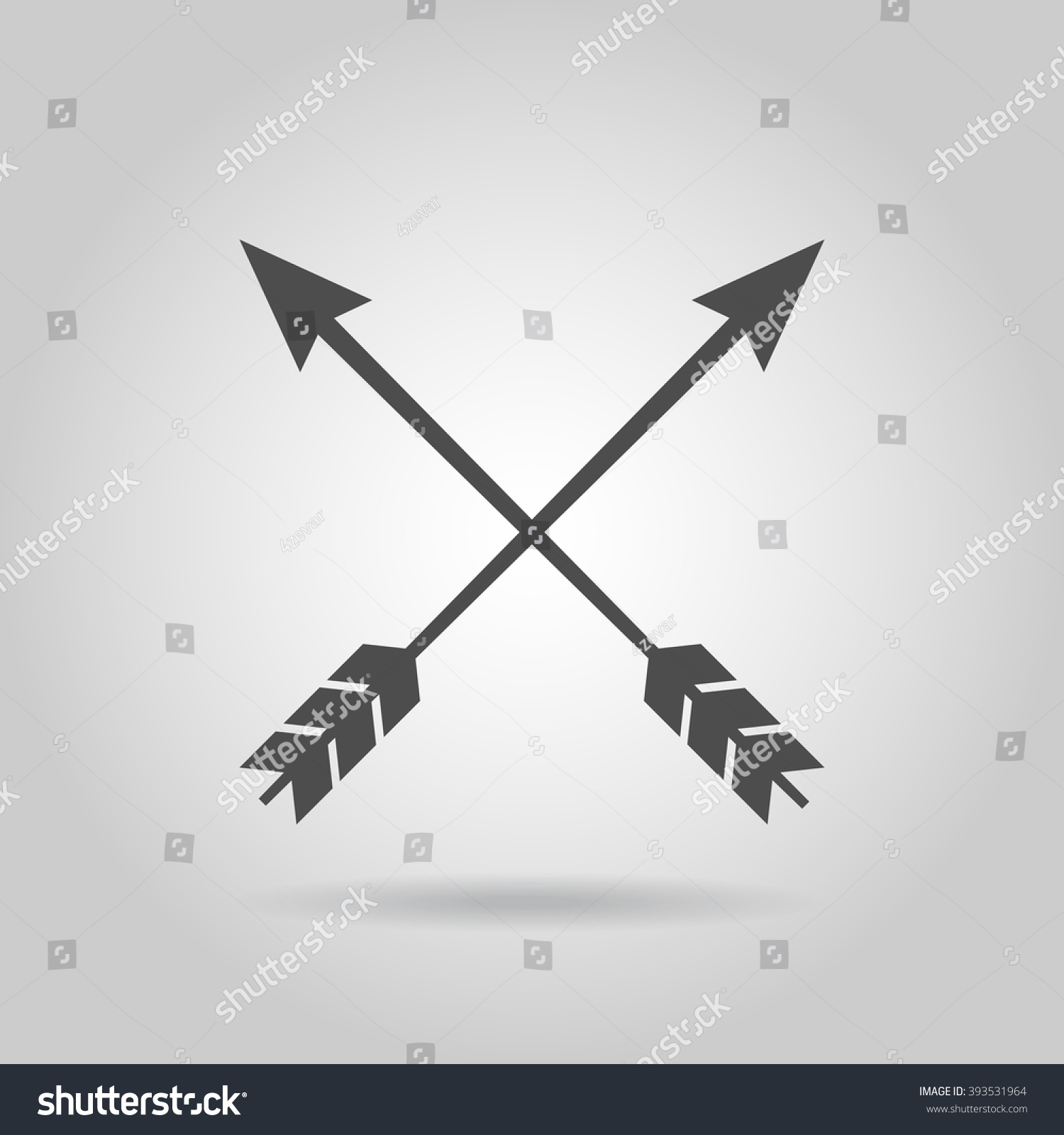 Arrows Icon Stock Vector (Royalty Free) 393531964 | Shutterstock