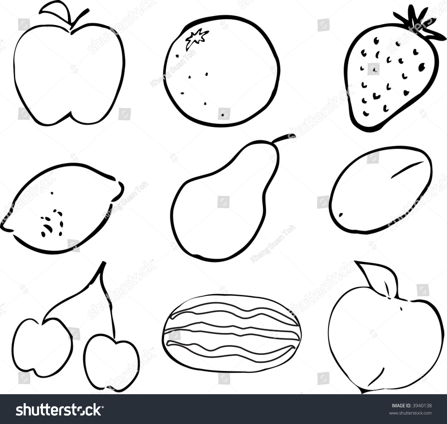 Мелкие фрукты для вырезания