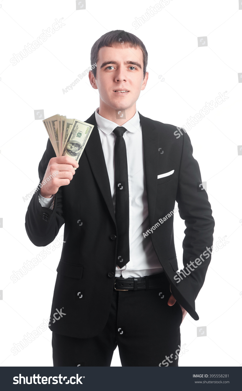 Man Suit Money Stock Photo 395558281 | Shutterstock