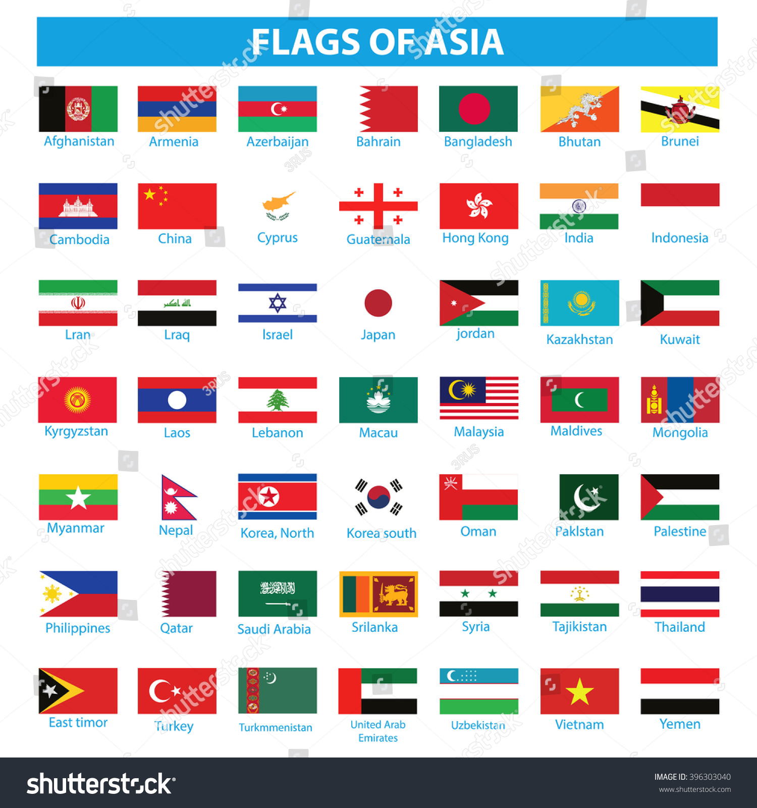Флаг Азии