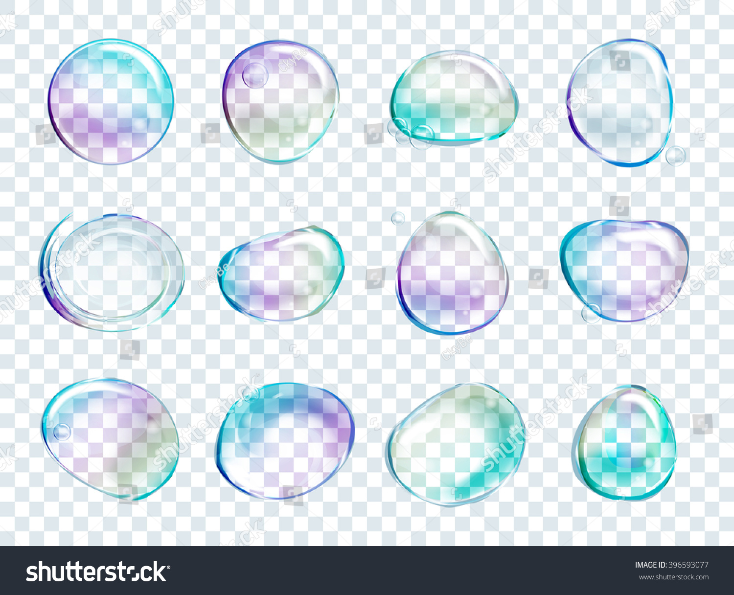 Стикер мыльные пузыри