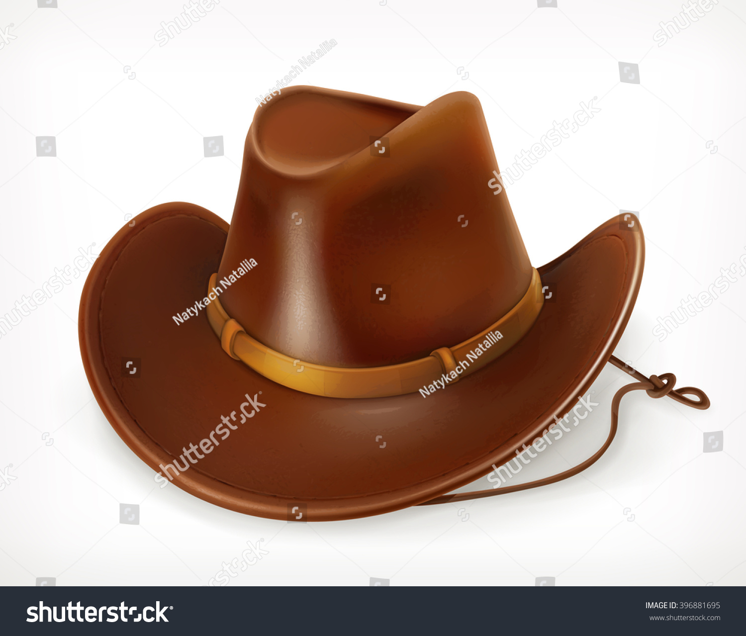 Cowboy Hat Vector Icon Stock Vector Royalty Free Shutterstock