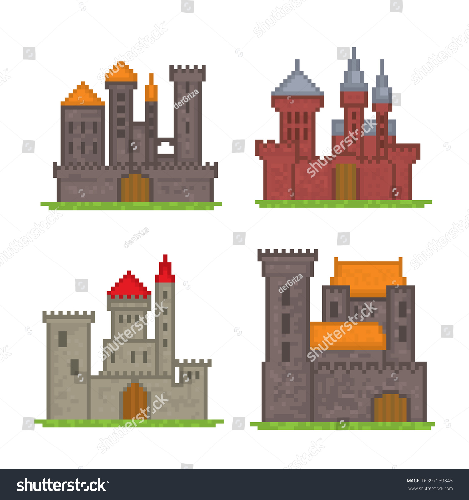Замок из пикселей