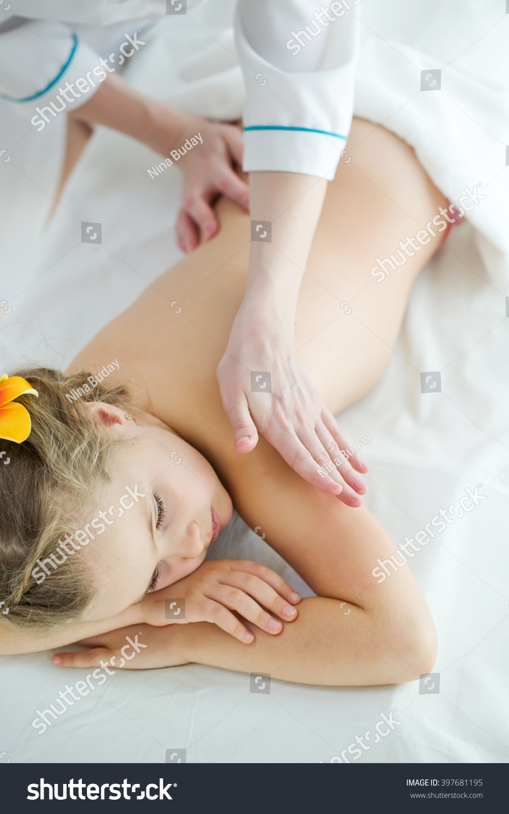 Girl Massaging Girl