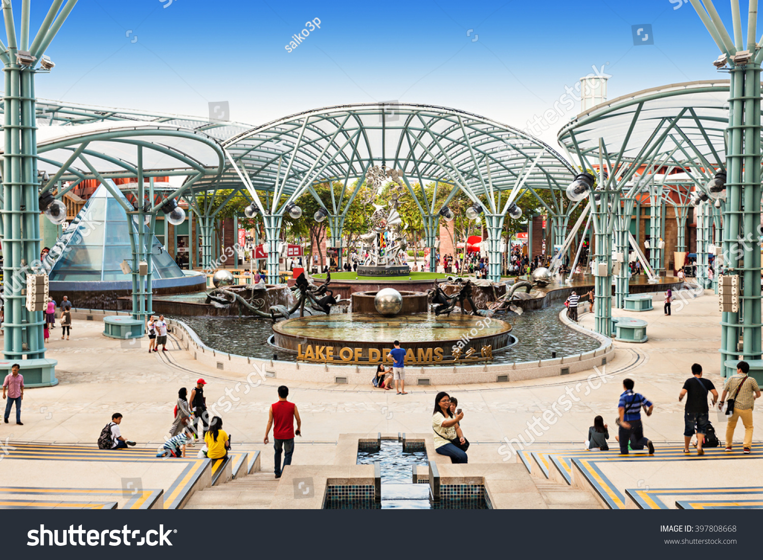 Sentosa Island Singapore October 17 2014 Stock Photo 397808668 ...