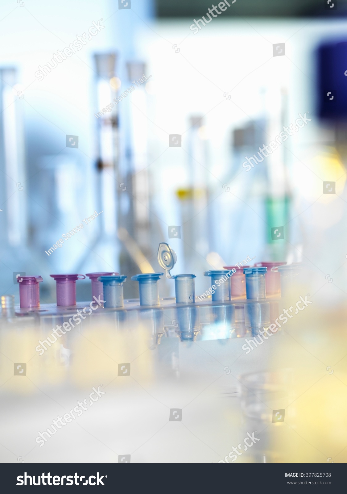 Sample Eppendorf Vial During Experiment Laboratory Stock Photo ...