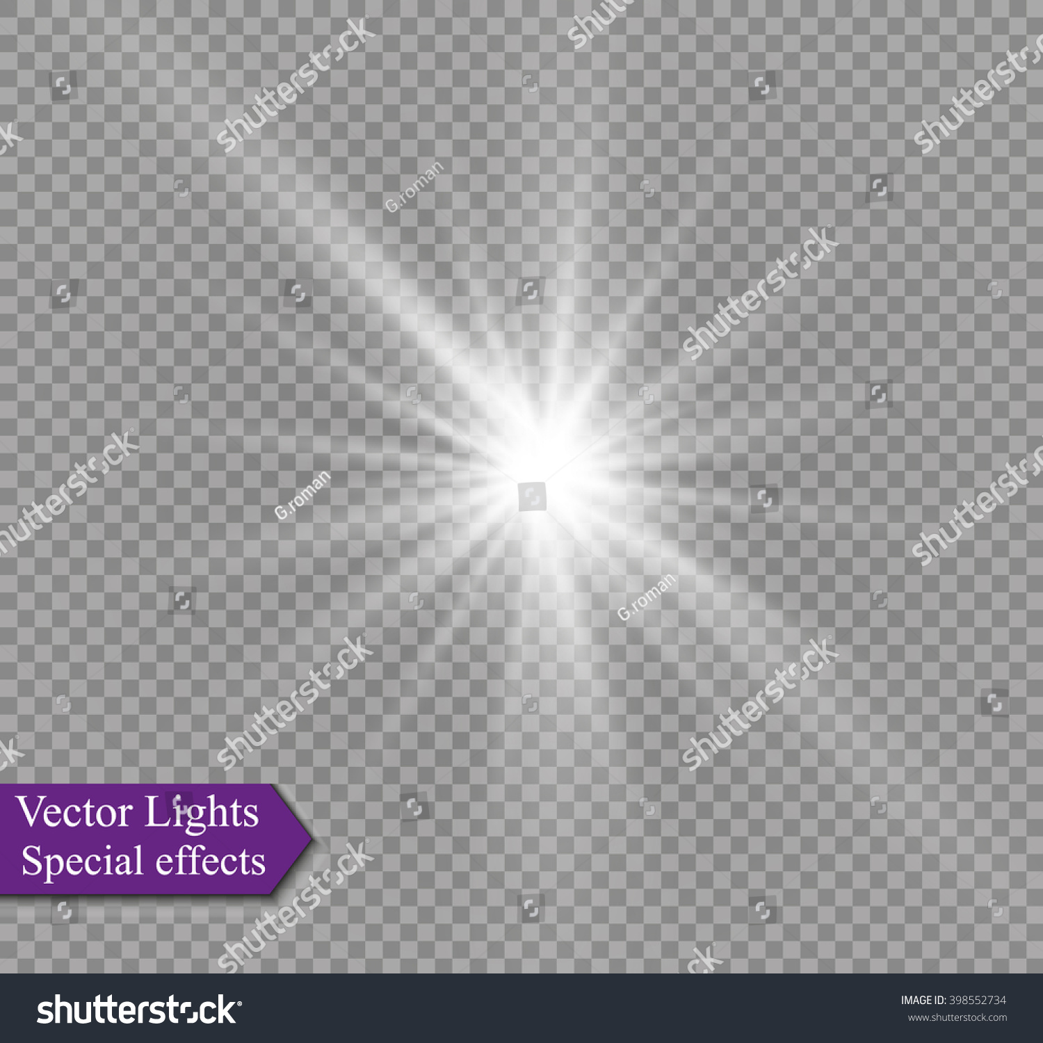 Glow Light Effect Star Burst Sparkles Stock Vector (Royalty Free ...