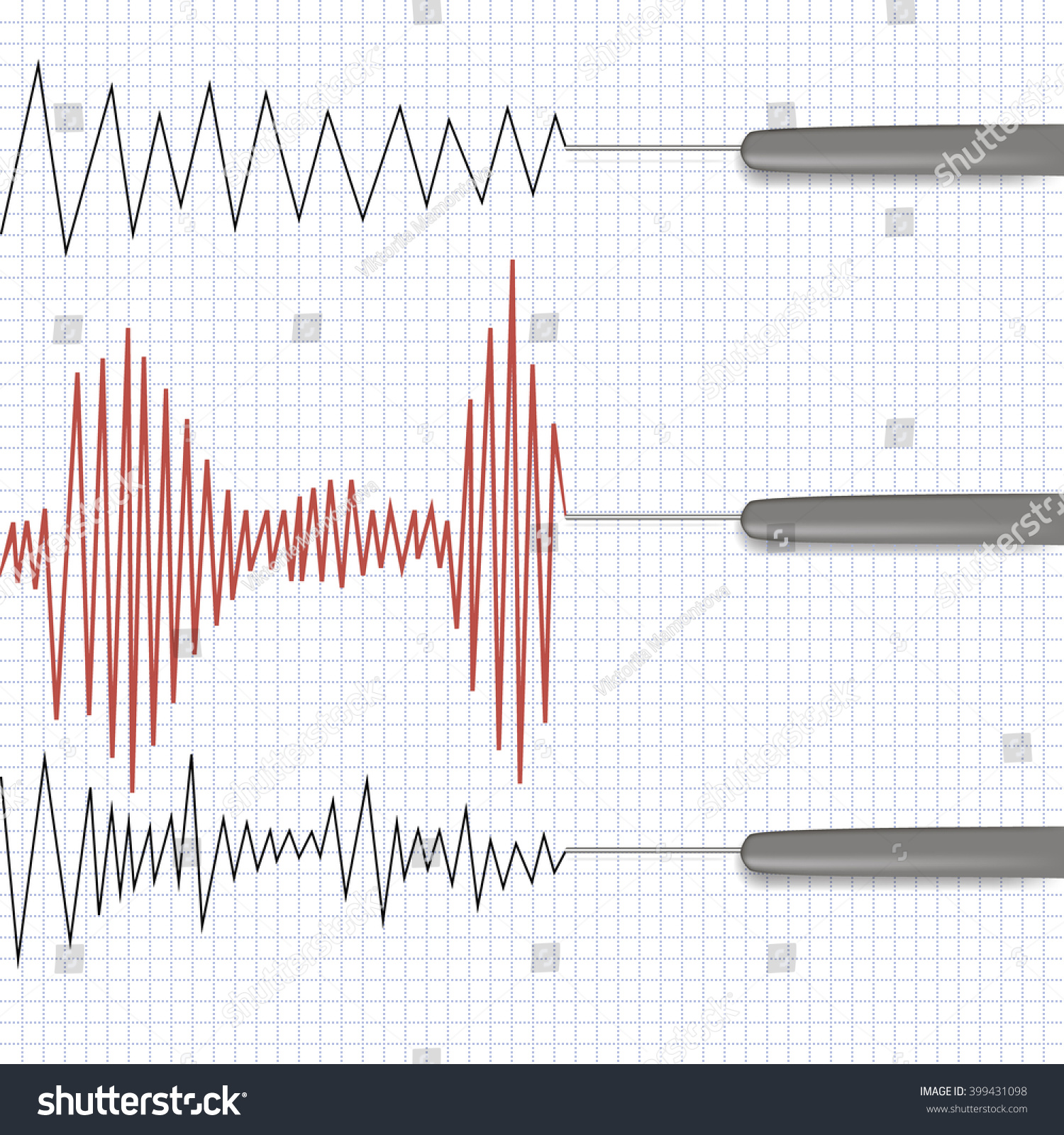 Lie Detector Testvector Illustration Stock Vector (Royalty Free