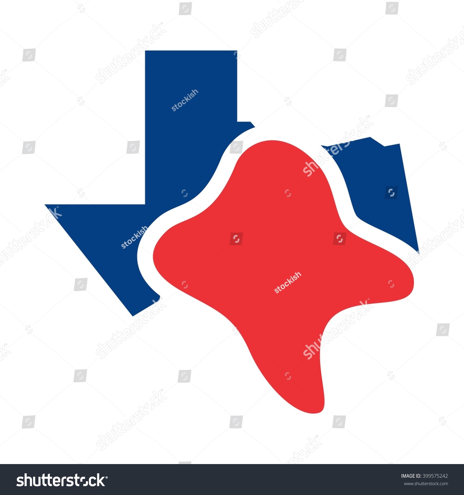 Texas Map Teeth Dental Care Symbol Stock Vector (Royalty Free ...