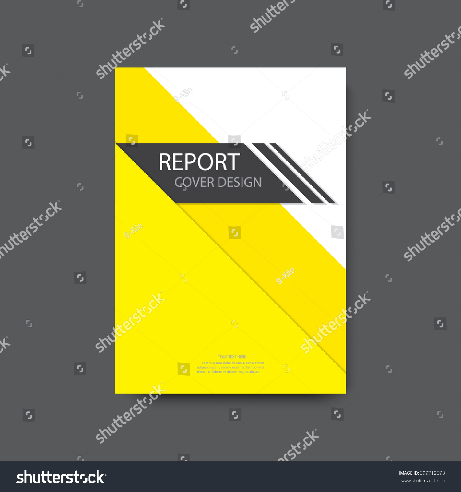 Annual Report Cover Design Modern Abstract   Stock Vector Annual Report Cover Design Modern Abstract Brochure Material Design A Vector Illustration 399712393 