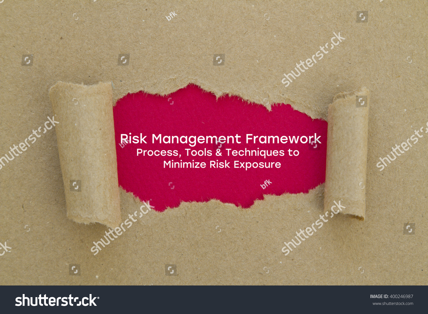 risk-management-framework-process-tools-techniques-stock-photo