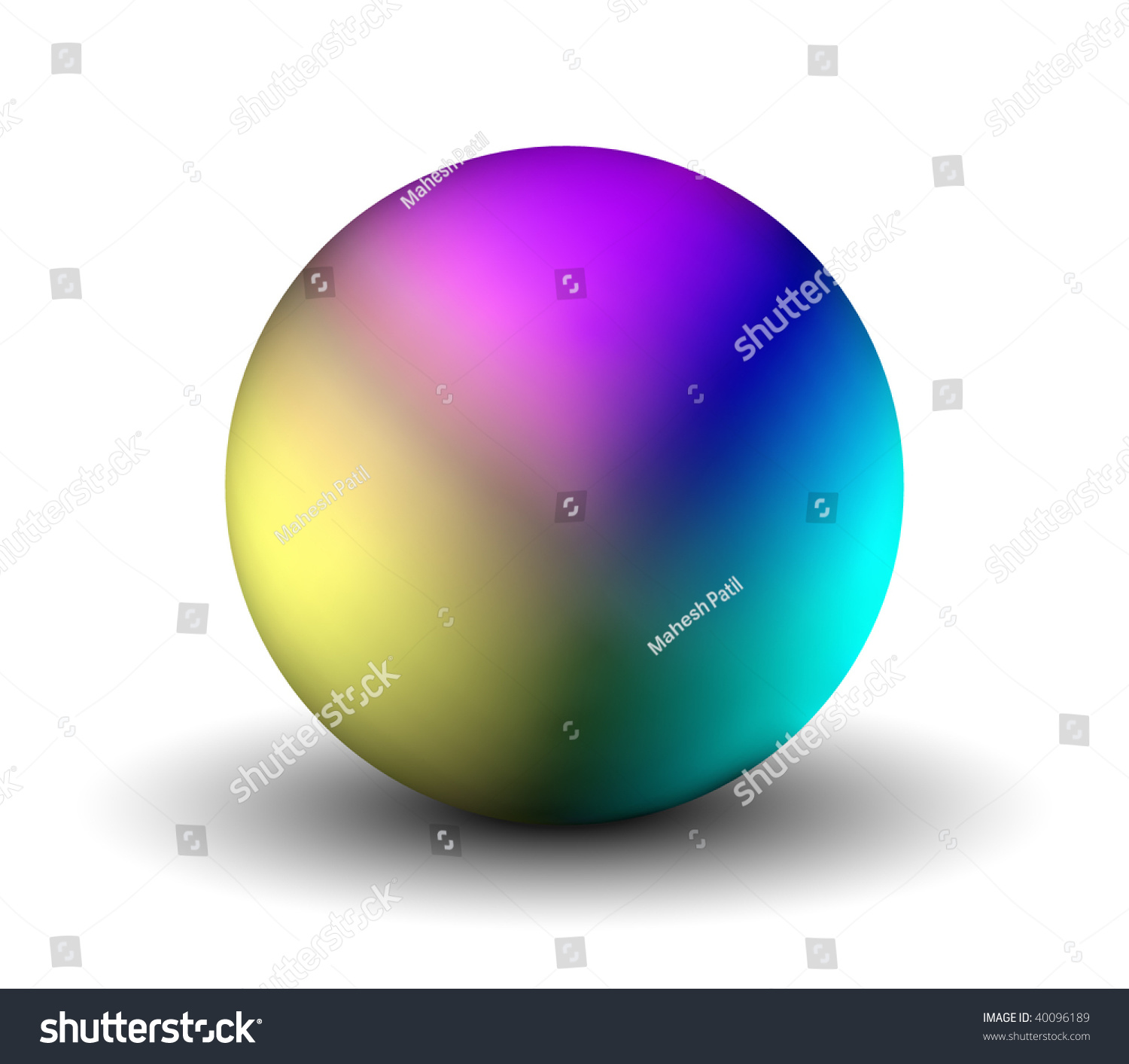 Multicolor Vector Sphere Stock Vector (Royalty Free) 40096189 ...