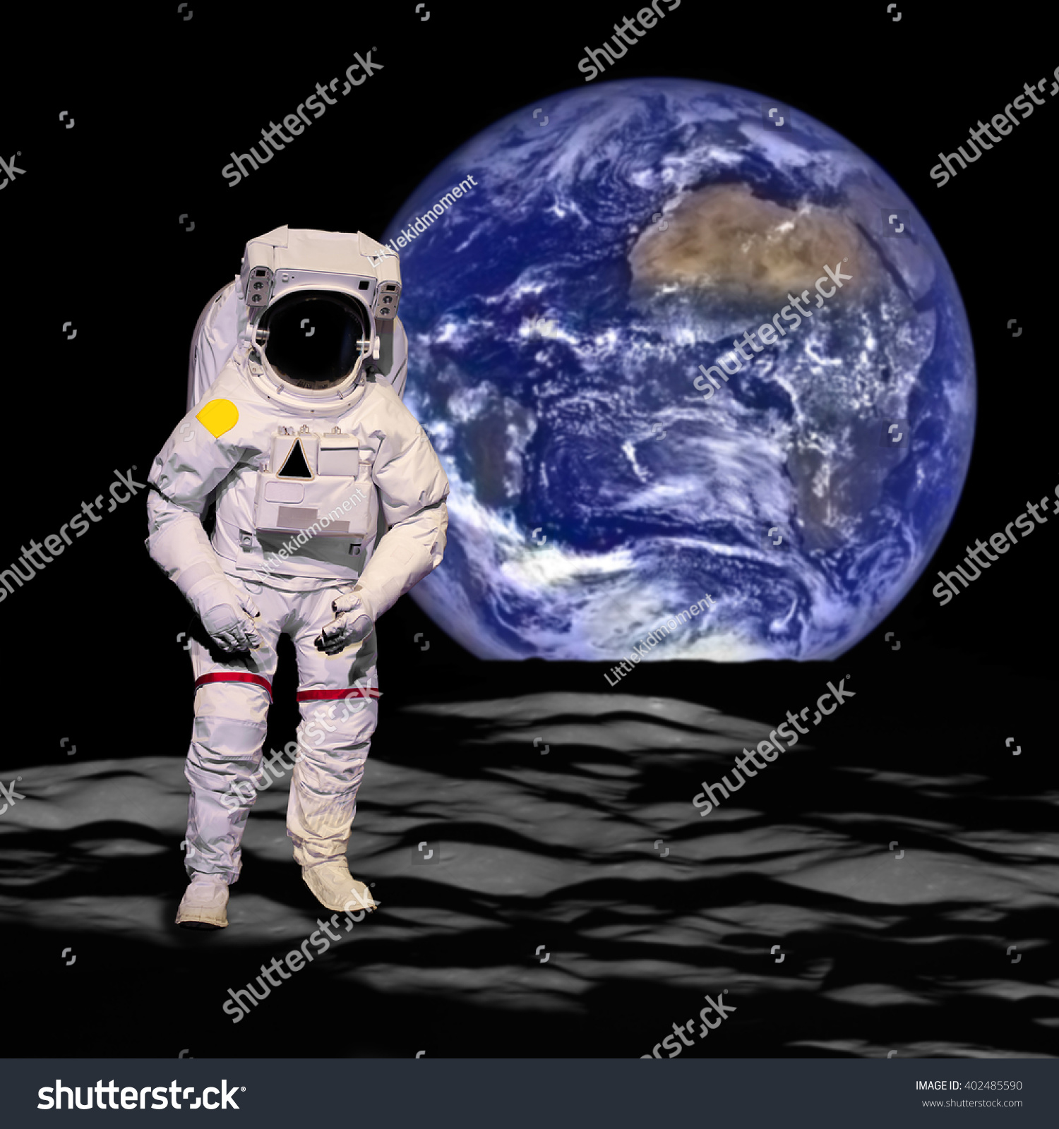 moon as seen from earth