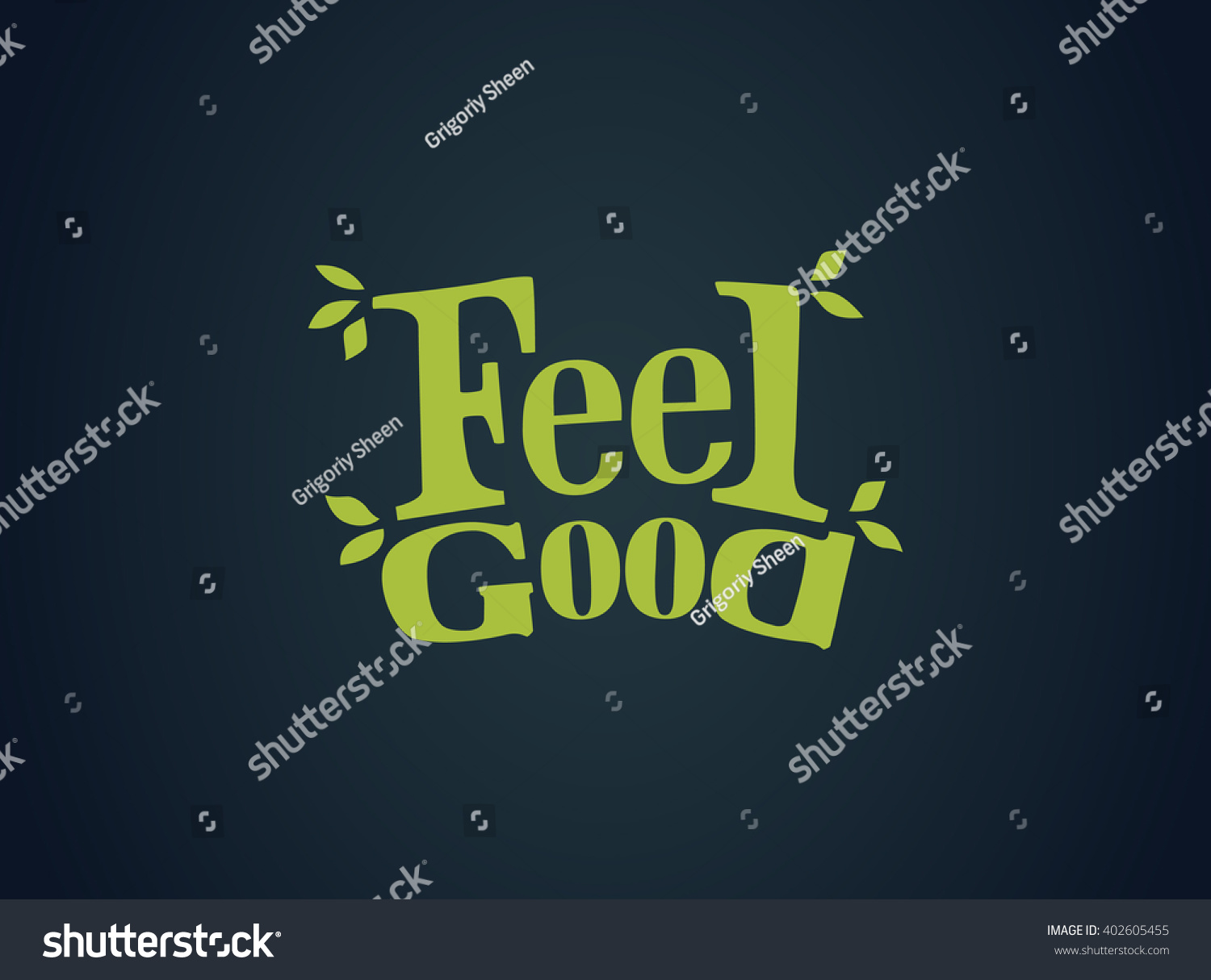 Feel Good Logo Stock Vector Royalty Free Shutterstock