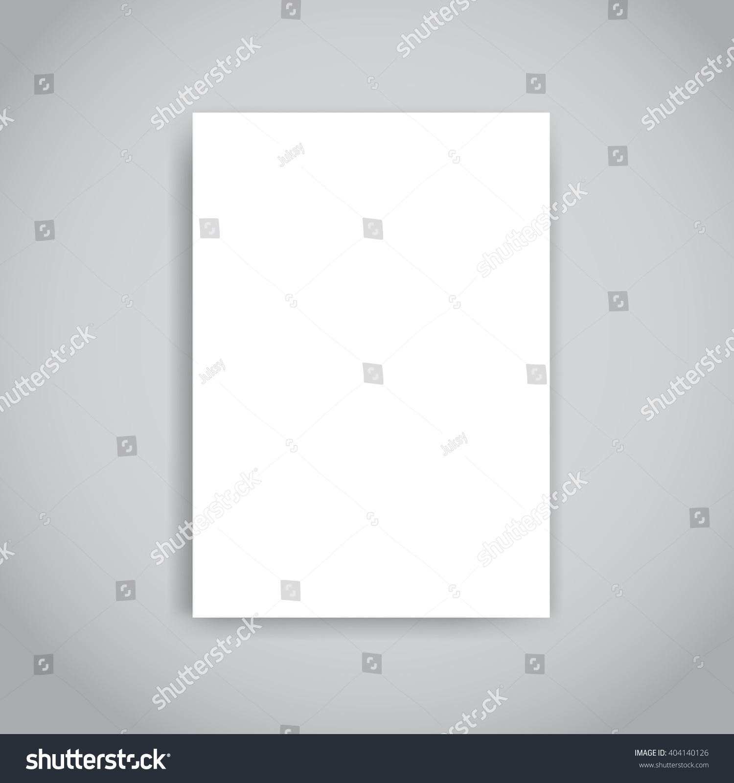 Blank Paper Brochure Flyer Design Template Stock Vector (Royalty Free ...