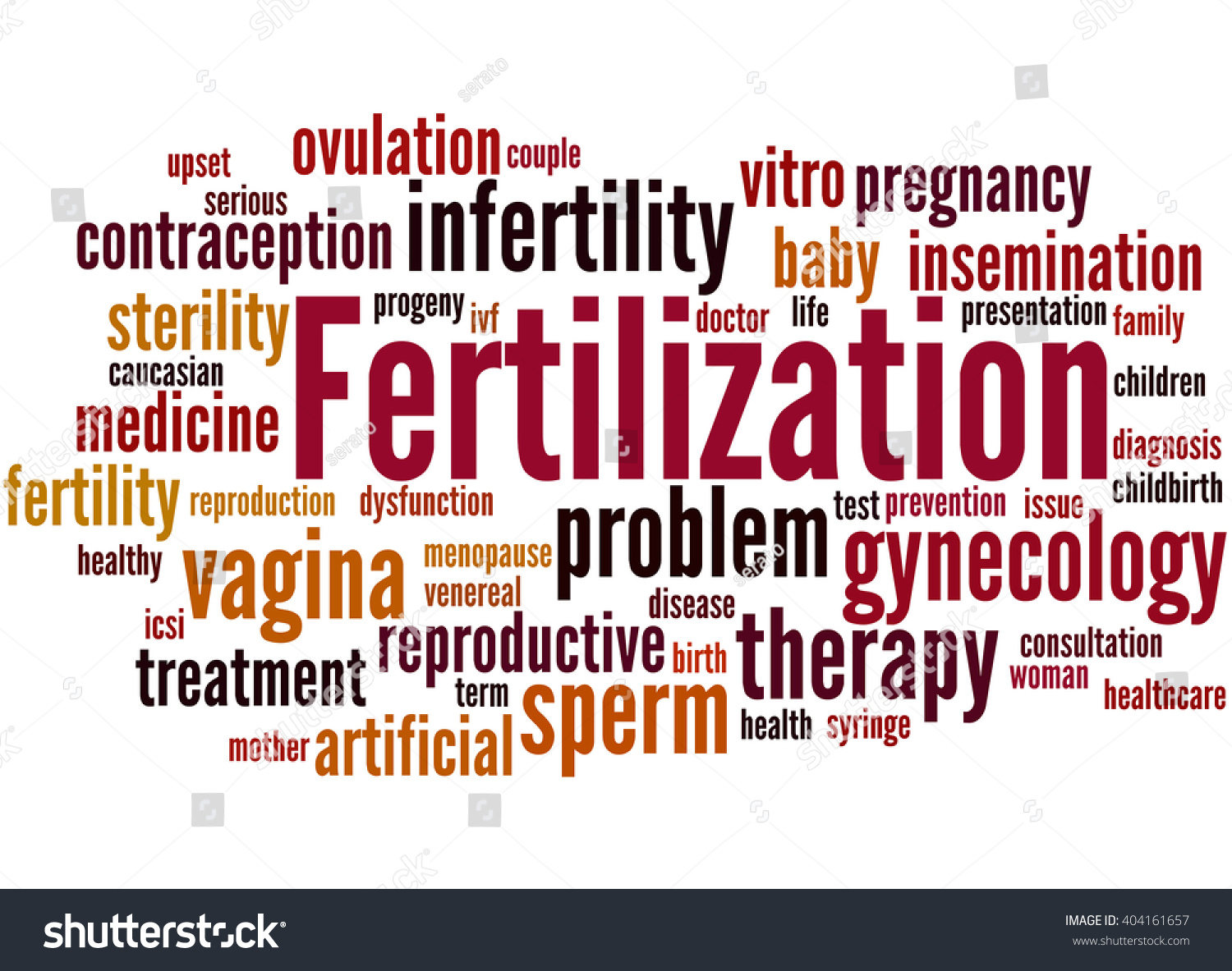 Fertilization Word Cloud Concept On White Stock Illustration 404161657