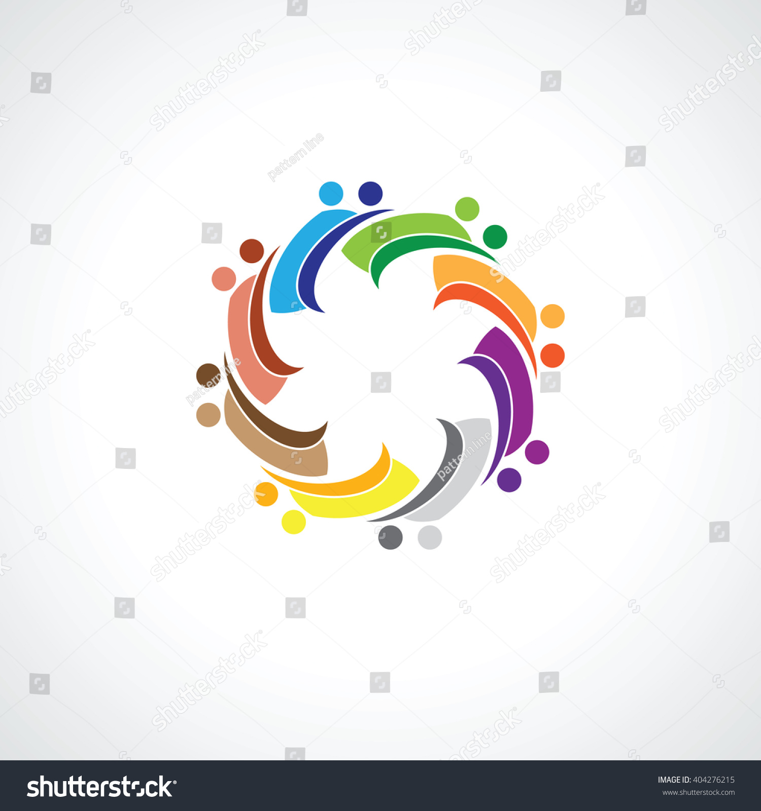 People Group Connectivity Logo Vector Graphic Stock Vector (Royalty ...