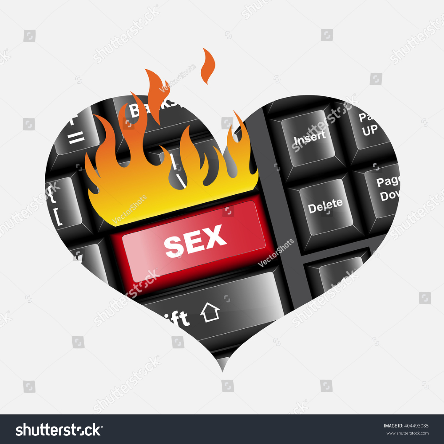 Sex Button Keyboard Vector Illustration Stock Vector Royalty Free 404493085 Shutterstock 1749