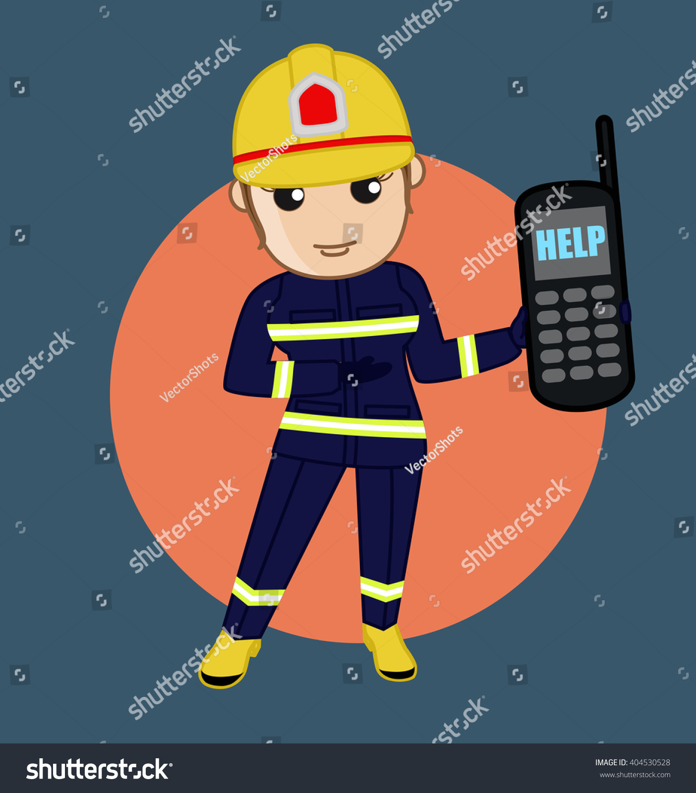  Fire Brigade Helpline Cartoon Vector Concept Stock Vector Royalty Free 