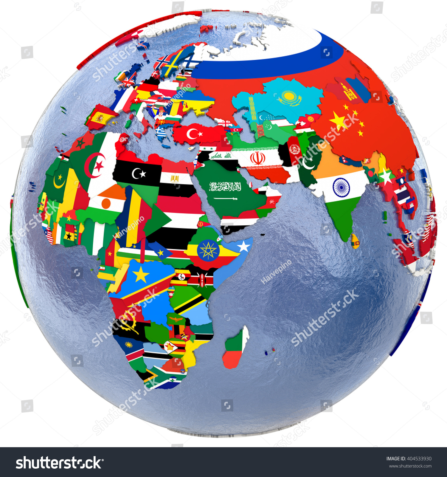 Political Map Europe Africa Middle East Stock Illustration 404533930