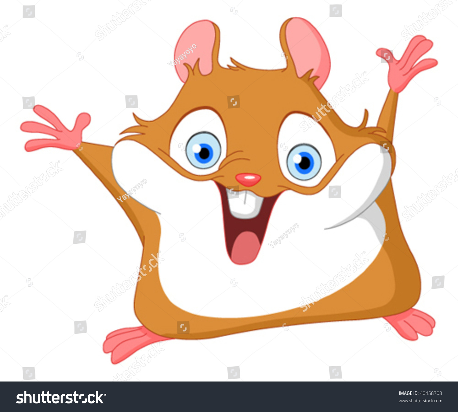 Cute Hamster Stock Vector Royalty Free 40458703 Shutterstock