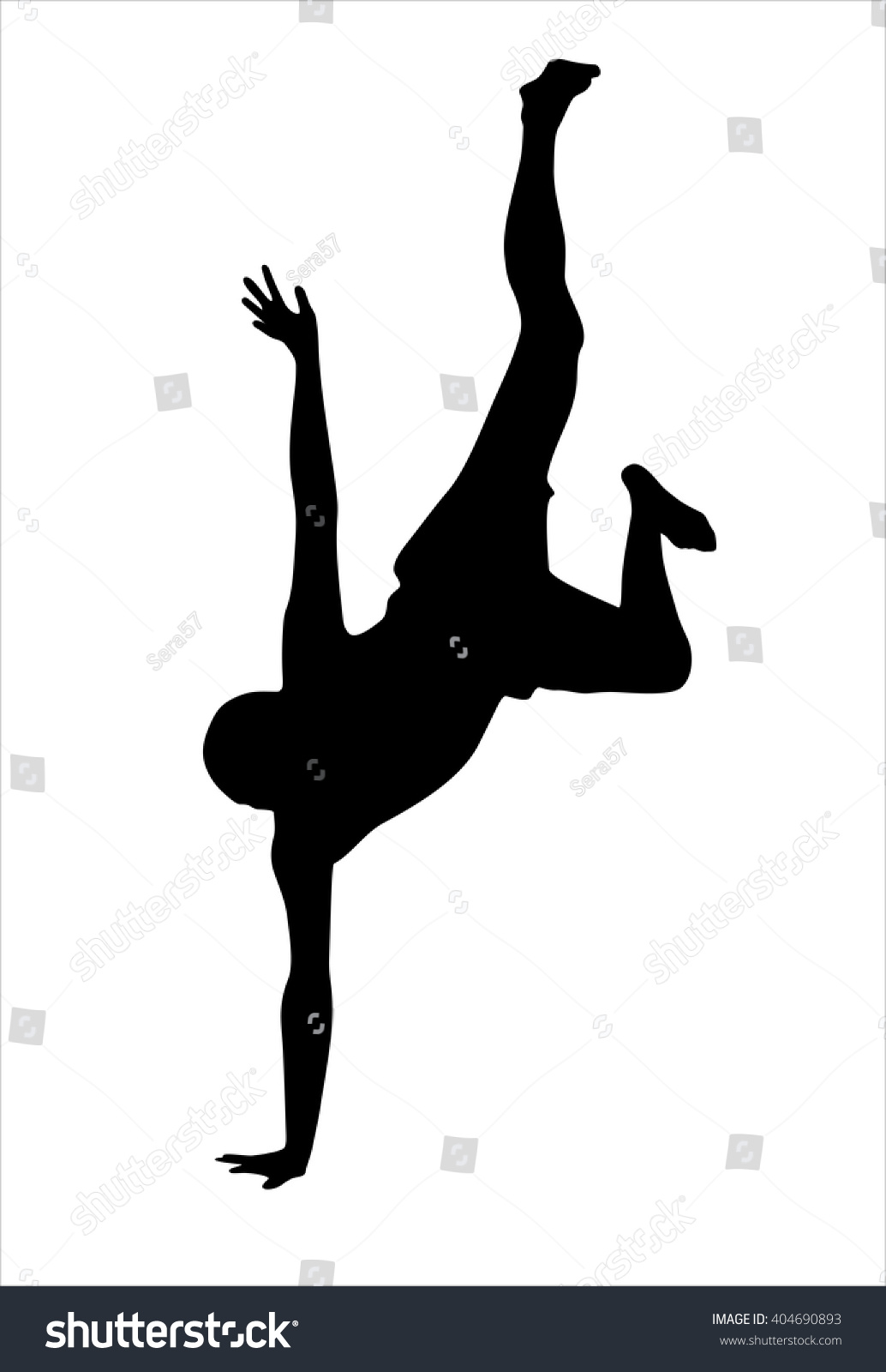 Black Silhouette Man Motion Stock Vector (Royalty Free) 404690893 ...