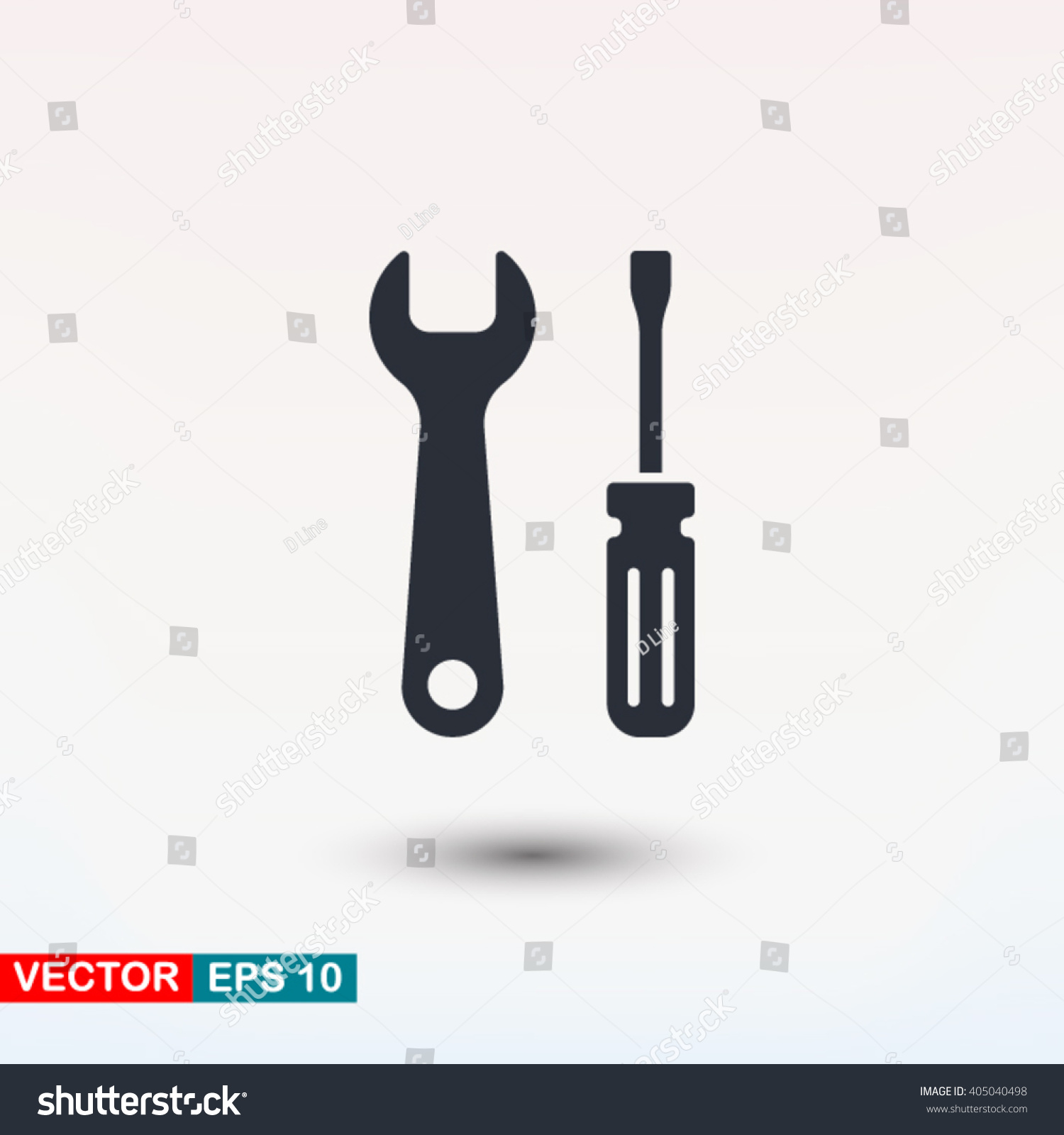 Tools Icon Vector Stock Vector (Royalty Free) 405040498 | Shutterstock