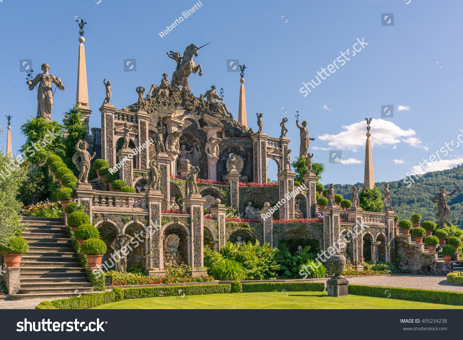 Pictured Isolabella Island Beautiful Gardens Wonderful Stock Photo ...