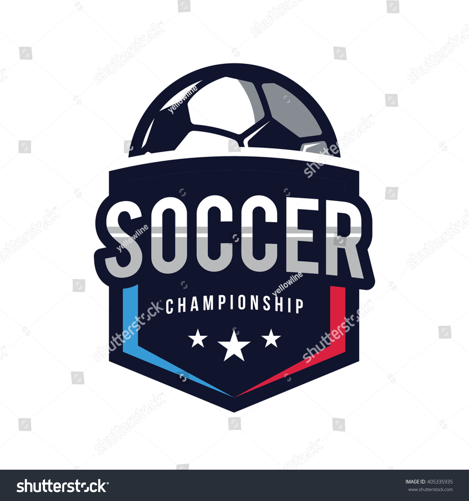 Soccer Logos American Logo Sports Stock Vector (Royalty Free) 405335935 ...