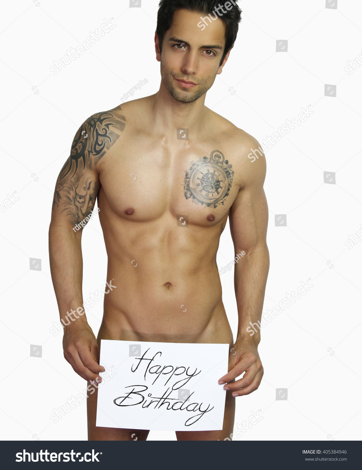 Happy Birthday Nude Man