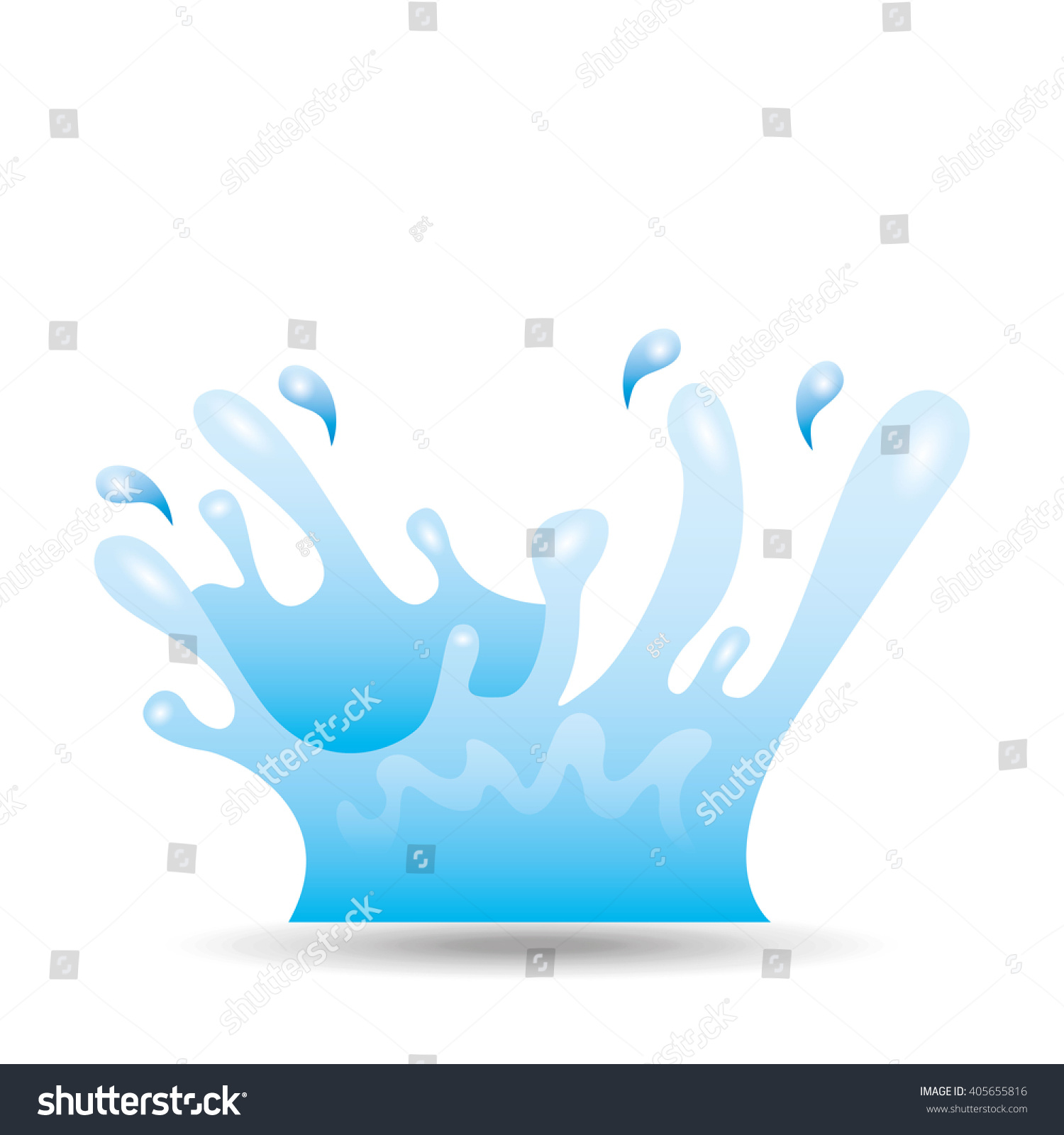 Water Character Design Stock Vector (Royalty Free) 405655816 | Shutterstock