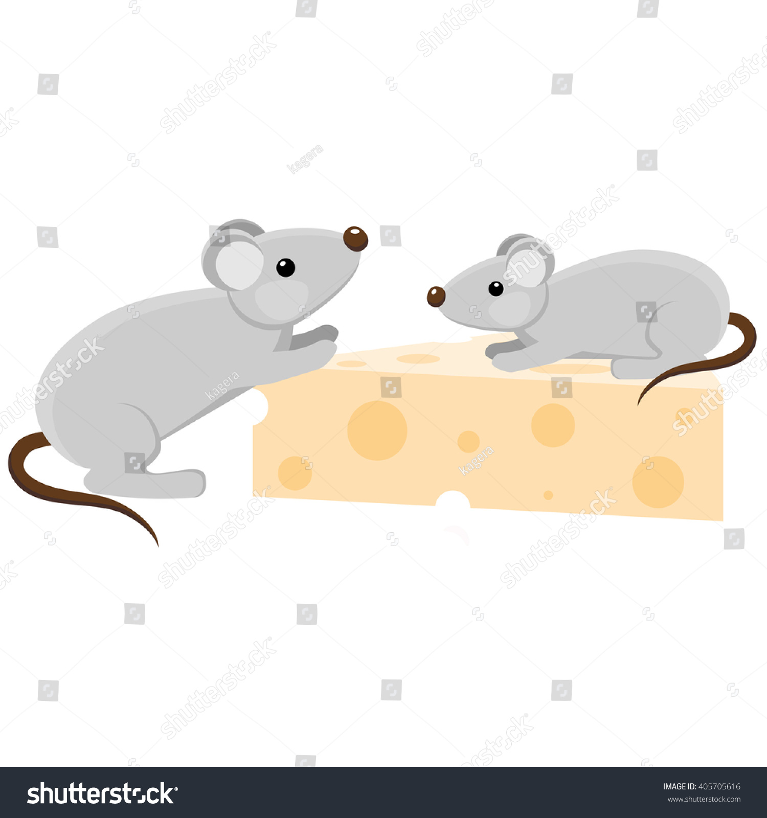 Мышка обнимает сыр