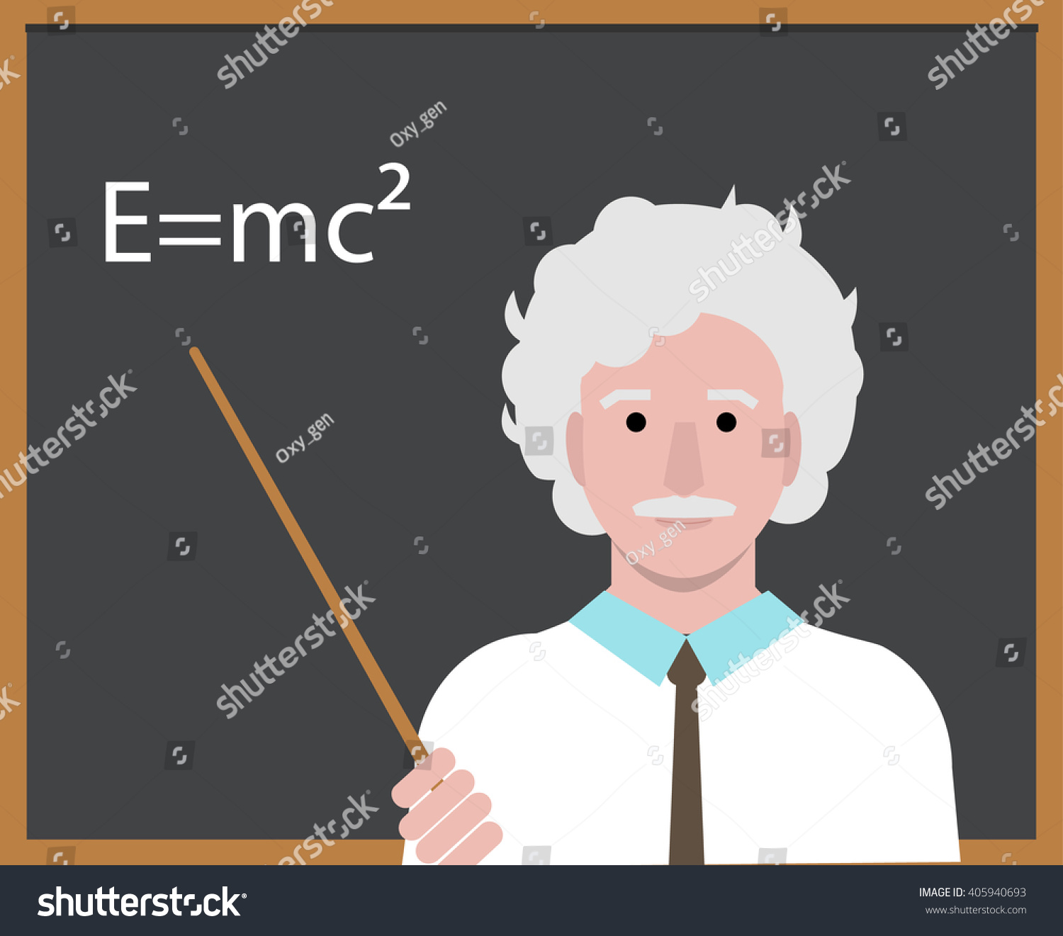 April 14 2016 Albert Einstein Pointer Stock Vector (Royalty Free ...