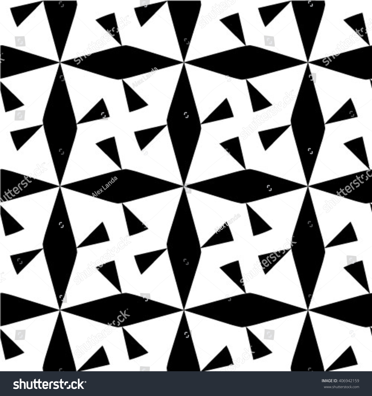 Black White Vector Pattern Stock Vector (Royalty Free) 406942159 ...