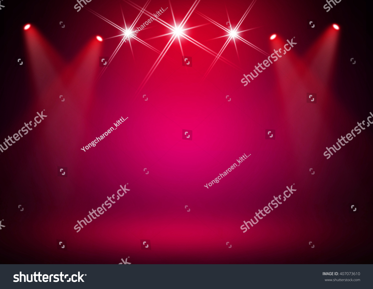 Red Pink Stage Background Stock Illustration 407073610 | Shutterstock