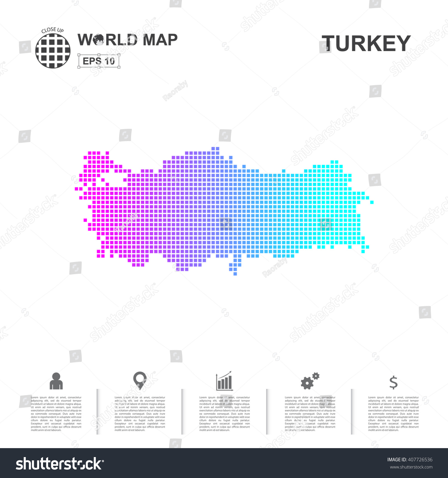 Map Turkey Pixel Vector Stock Vector (Royalty Free) 407726536  Shutterstock