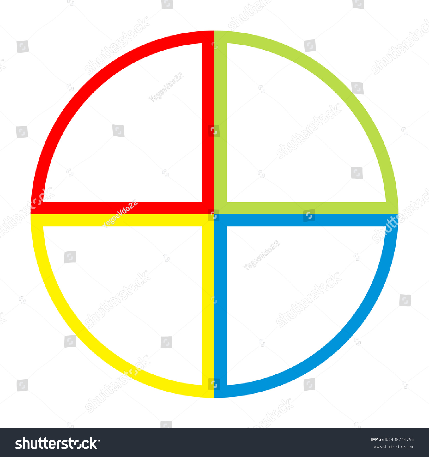 circle-divided-into-four-equal-parts