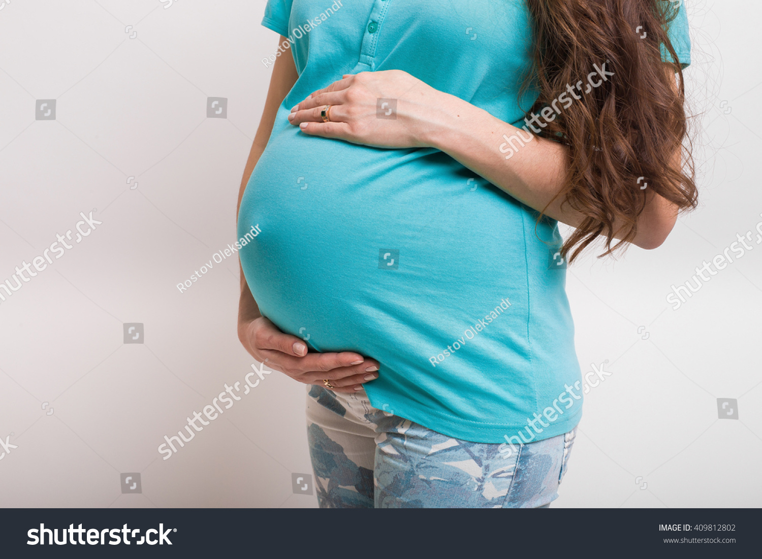 Pregnant Belly Stock Photo 409812802 | Shutterstock