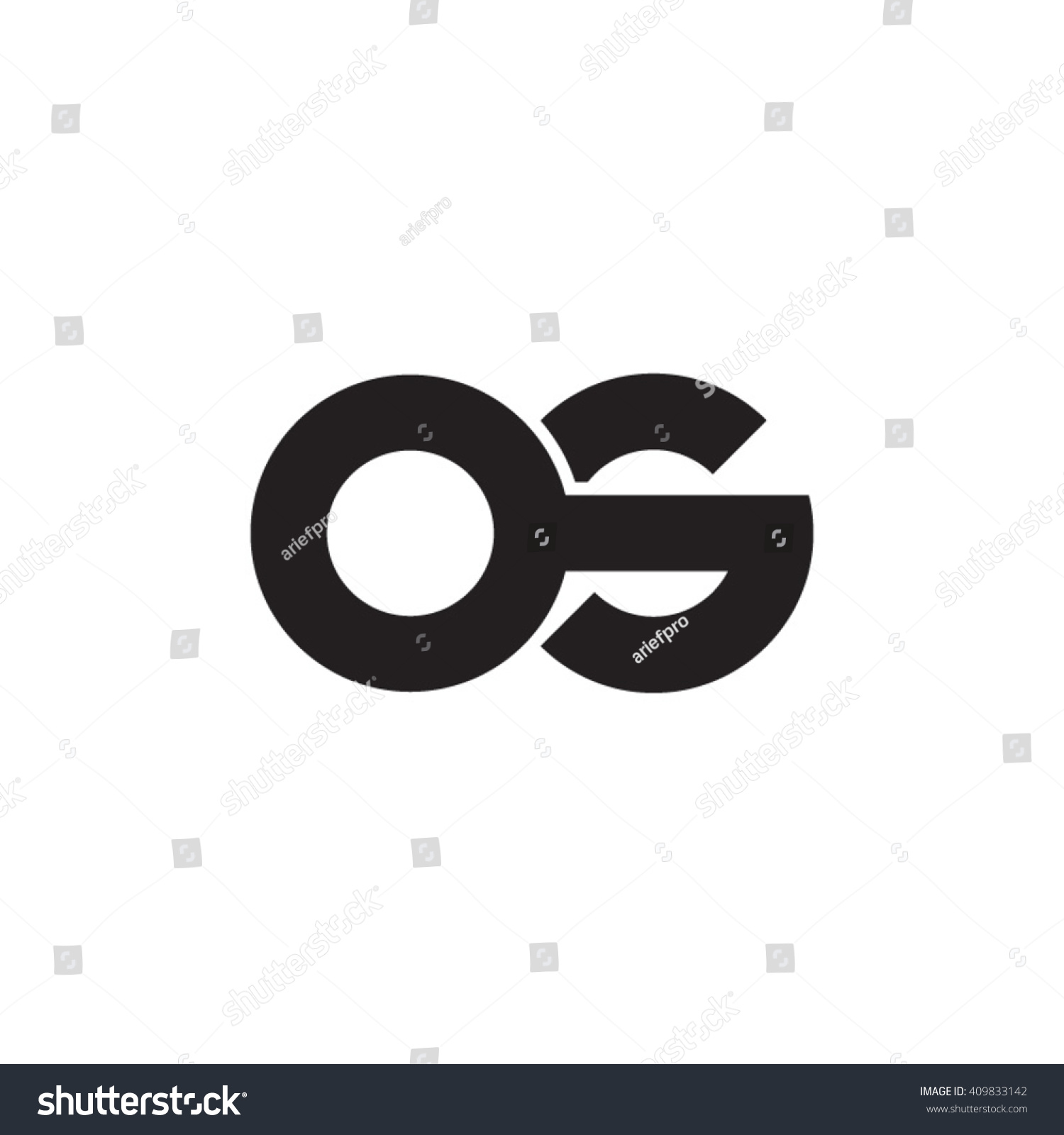 Initial Letter Os Linked Round Lowercase Stock Vector (Royalty Free ...