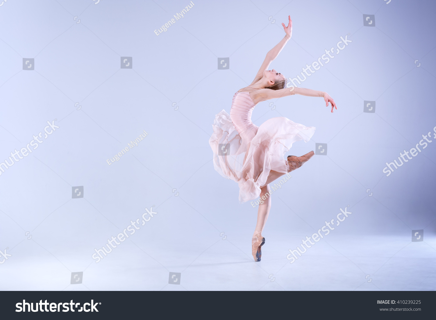 Young Incredibly Beautiful Ballerina Posing Dancing Stock Photo ...