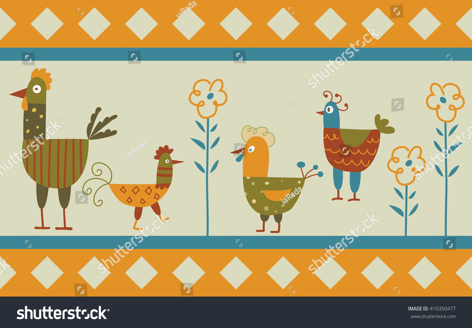 funny-hen-background-stock-vector-royalty-free-410350477-shutterstock