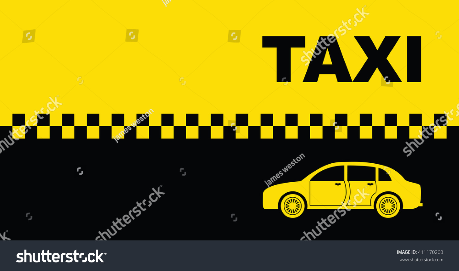 Макет такси