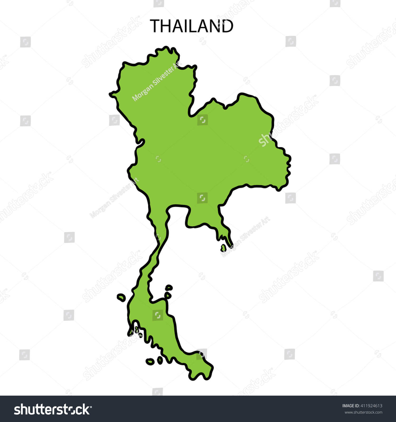 Thailand на карте