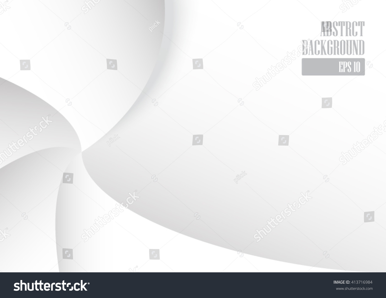 White Line Curve Abstract Background Vector Stock Vector (Royalty Free ...