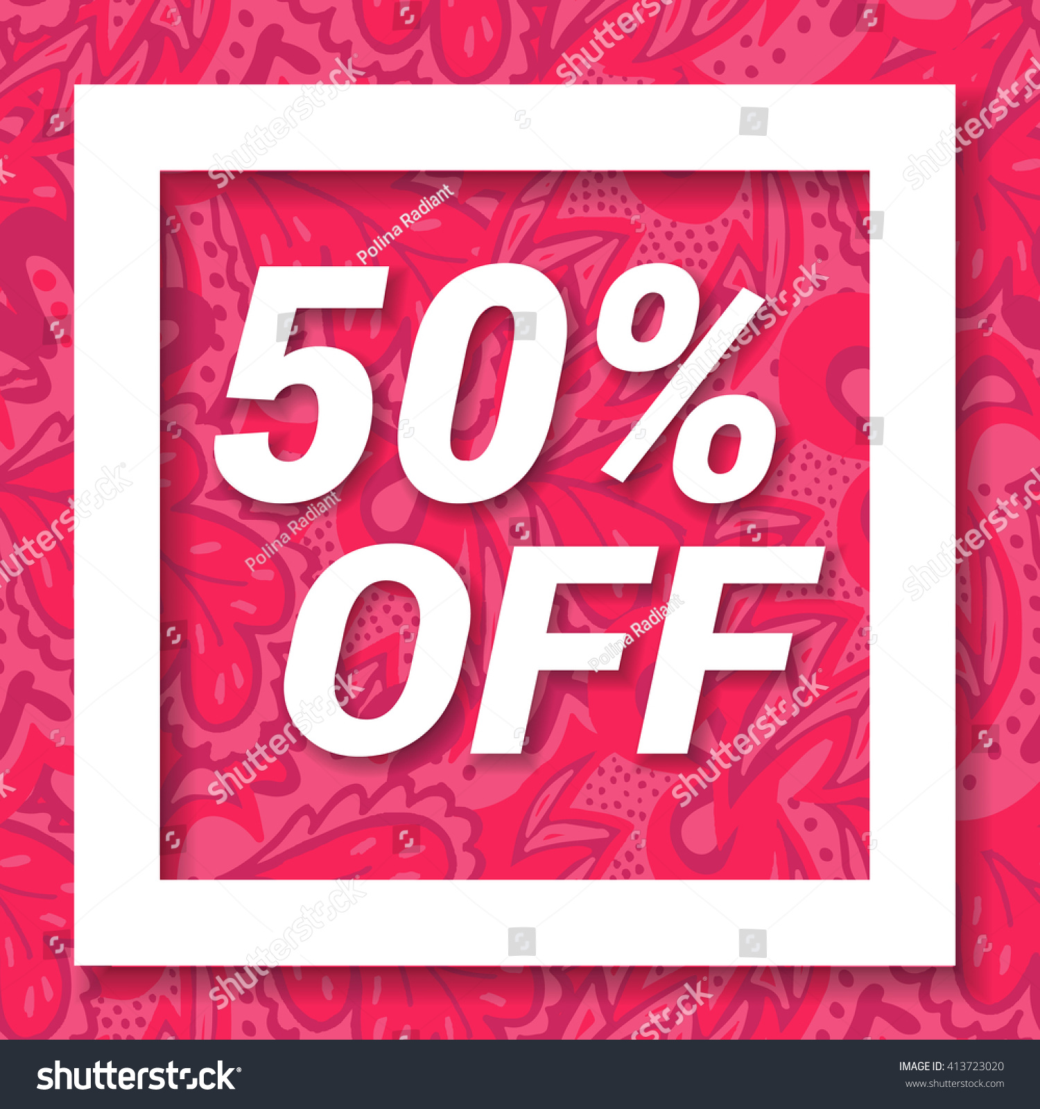 pink 50 off sale